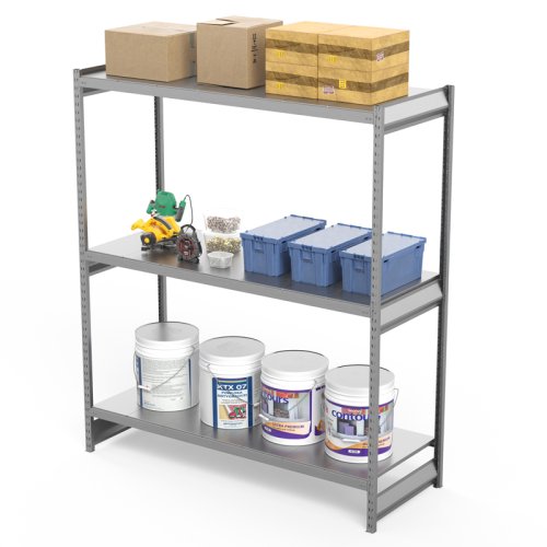 Стеллаж СГ Ультра / СГУ (2000х2100х600 мм) 3 яруса, цинк (СГУ 2021063)