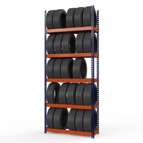 Стеллаж металлический Профи-Т для шин 3000x1540x455 мм. Ярусы:   5 шт. (Т-120-3,0)