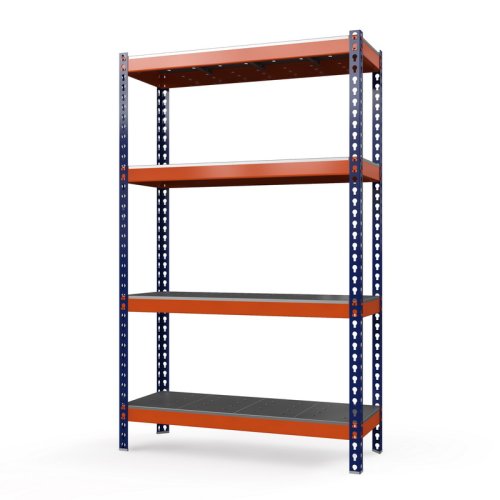 Торговый стеллаж Профи-Т 2500x1540x655 мм. Ярусы: оцинк. мет. перф. усил. 4 шт. (Т-140 P/4/У)