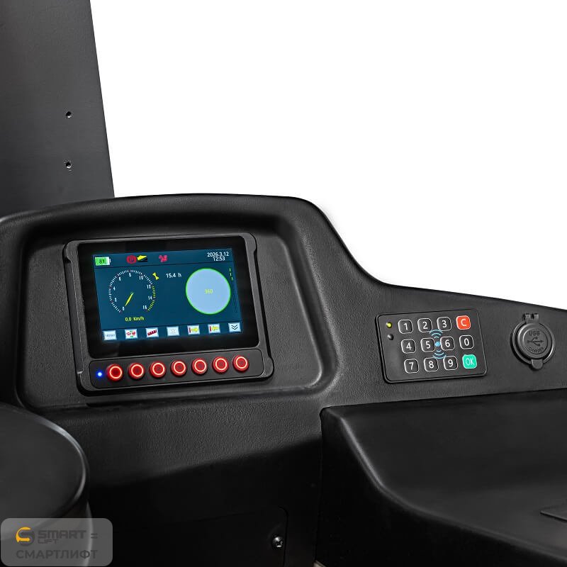 Узкопроходный ричтрак OPD15L (1500 кг; 7 м; 48В / 450Ач) СМАРТЛИФТ (SMARTLIFT) – изображение №2